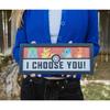 Pokemon "I Choose You" 12 x 5 Inch Framed MDF Wall Art