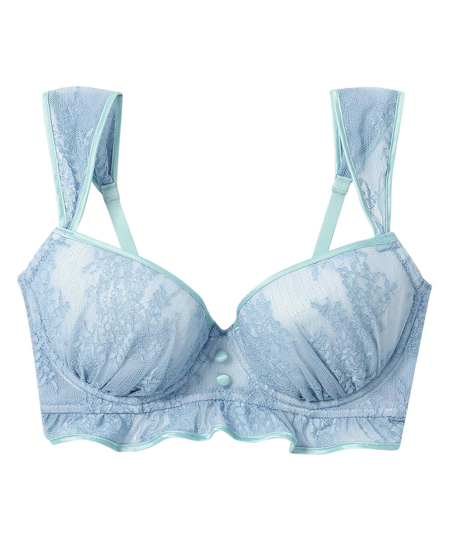 

neat fits up to H large size Bra BLH398 BU G70 [Amphi/Wacoal] Bra, push-up bra, underarms, cup, [BLH398 series] Women s