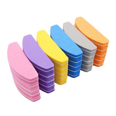 Bloque Limador de Uñas de Esponja Multicolor Media Luna