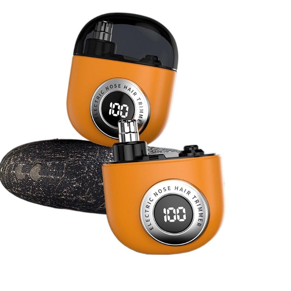 Pocket Design Electric Nose Hair Trimmer Rechargeable Nose Hair Remover Clipper  Facial Hair Care оранжевый