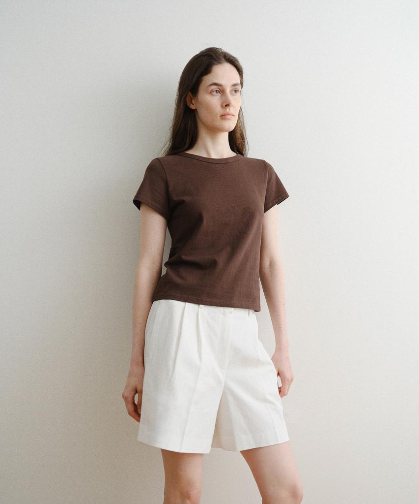 DENOAH Posie Half Pants (White)