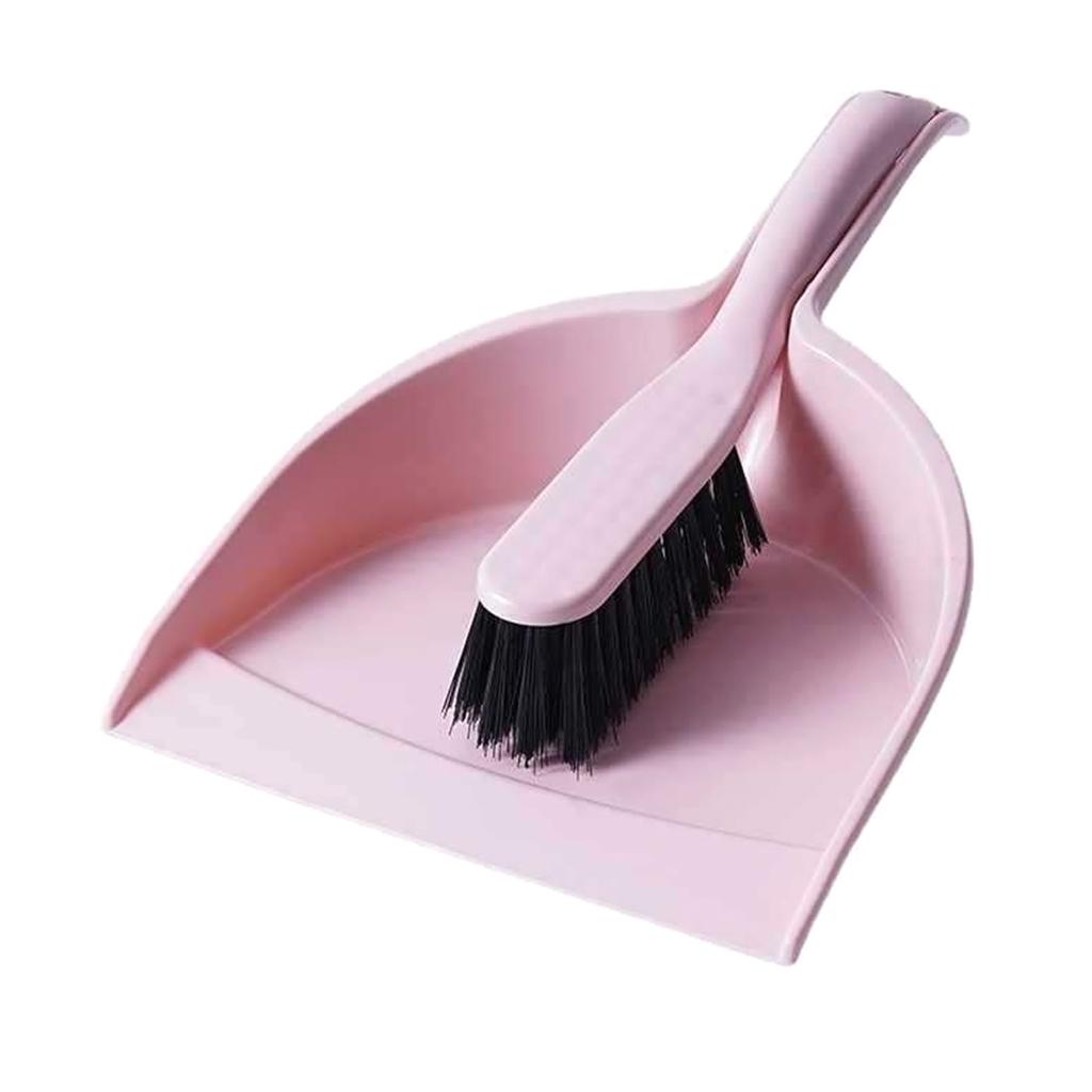 Small Broom and Dustpan Set Mini Hand Broom Dust Pan with Cleaning Brush Combo for Home Desktop Sofa Kitchen Keyboard
