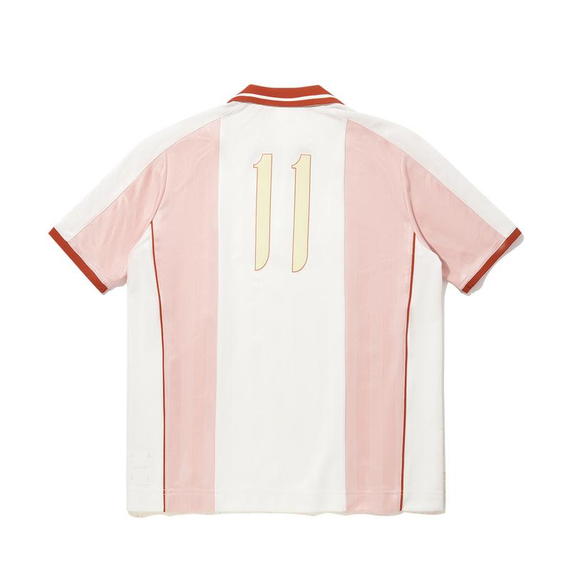 Li Ning X Insulaire Collaboration Sports Casual Simple Polo Neck Color Block Letter Comfortable Short Sleeve T-Shirt Unisex T-Shirt APLV639-1