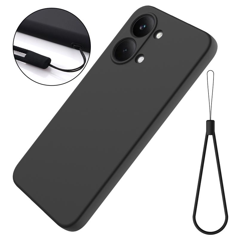 

For Xiaomi Redmi Turbo 5 5 Max Case Soft Premium Liquid Silicone Strap Cover with Flocking inside for Redmi Turbo5 Redmi Turbo 5 Max
