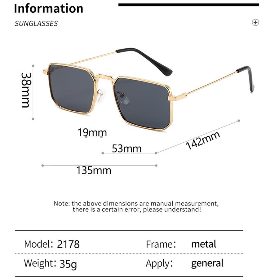 Fashion Sunglasses Square Sunglasses Non-Polarized Fashion Accessory 