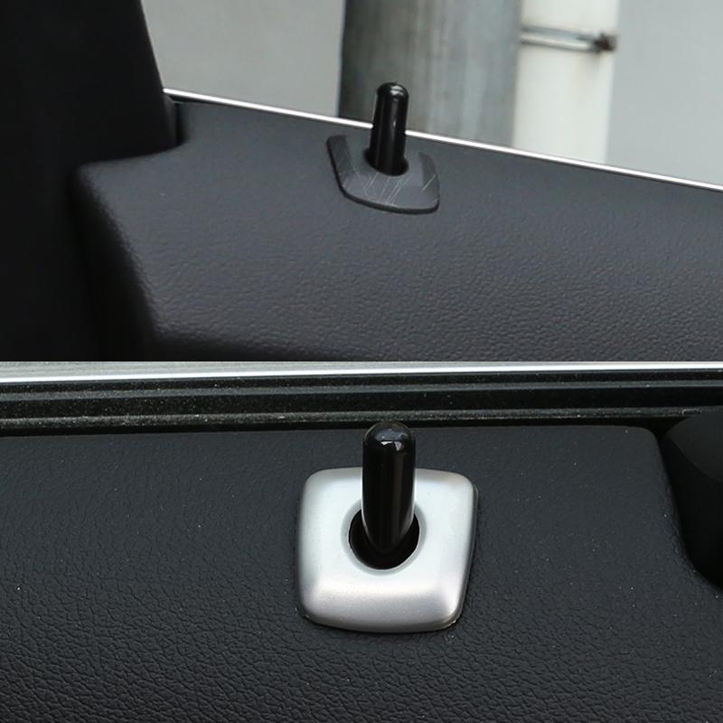 4 bucăți pentru stilul mașinii știft pentru ușă, șuruburi decorative, cercuri, autocolante interioare cu paiete, accesorii auto pentru BMW Seria 3 G20