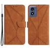HT05 For Motorola Moto E14 4G/G04 4G/G04s 4G/G24 4G Case Leather Skin-Touch Phone Cover Wallet