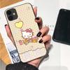 Case for iPhone 16 15 Plus 14 13 12 11 Pro 8 7 6S 6 SE 5S X XR XS Max Realme C30 C33 C31 9I Black Sofe Cover LI14 Hello Kitty