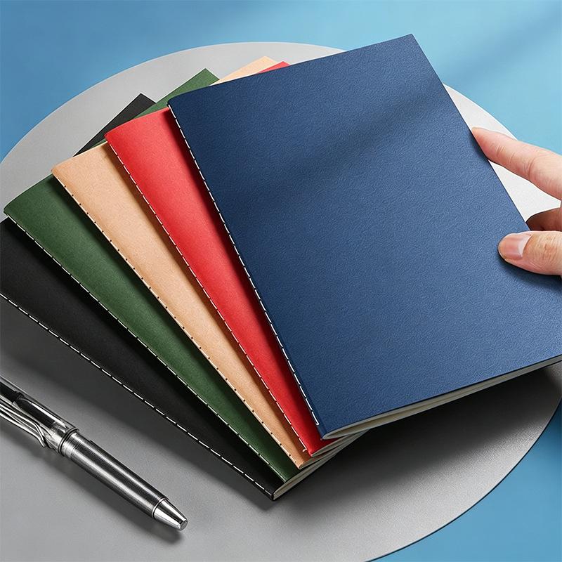 A5B5 Custom Solid Color Notebook with Printable Logo - Thick Pages for Business Diary or Office Use