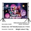 Theme Birthday Background Cloth Anime Cartoon Children's Birthday Party Decorative Props Photography Photo Screen