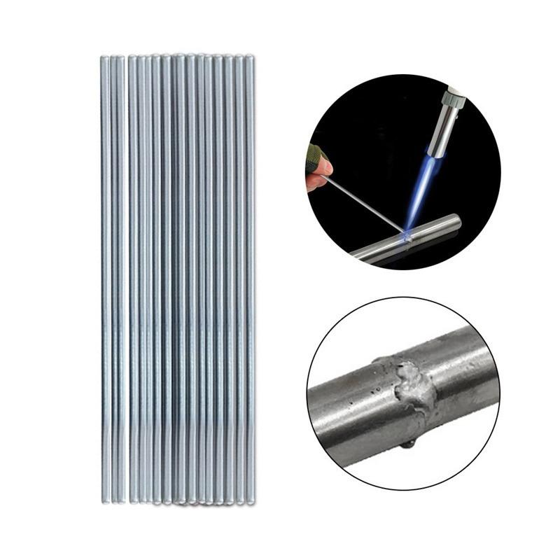 

Low Temp Aluminum Welding Rods 1.6/2/2.4mm - Easy Melt No Flux Needed for DIY Repair, Cored Wire Solder Bars 10pcs 1.6mm