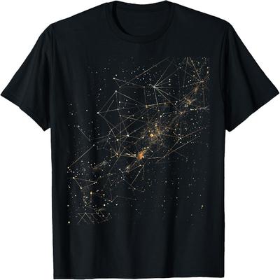 Kosmiczny T-shirt z konstelacją