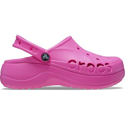 Crocs Women's Baya Platform Clogs, Electric Pink, 22.0 Cm