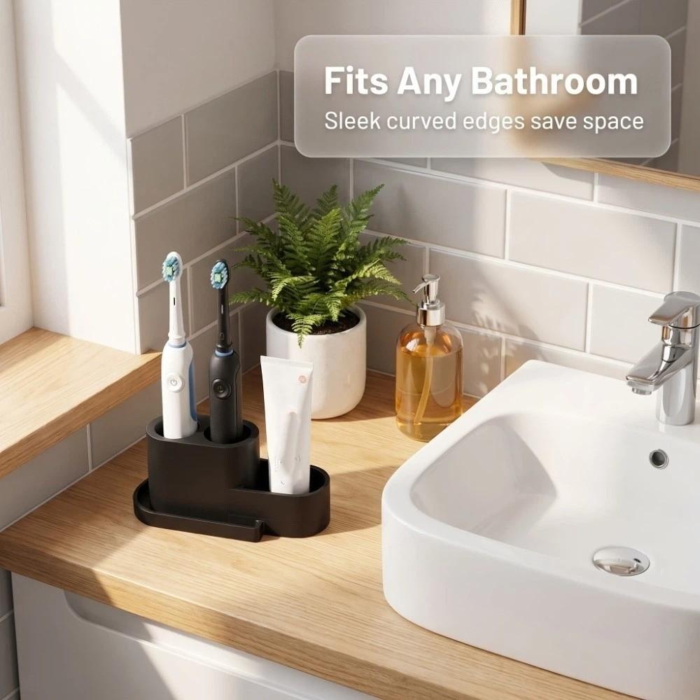Multi-Purpose Toothbrush Holder Detachable Storage Rack Toothbrush Toothpaste Rack Bathroom