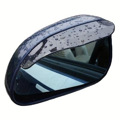 2PCS Car Rain Eyebrow, Rearview Mirror, Rain Eyebrow, Windshield, Rain Plate, Rain Proof, Rain and Rain Blocking