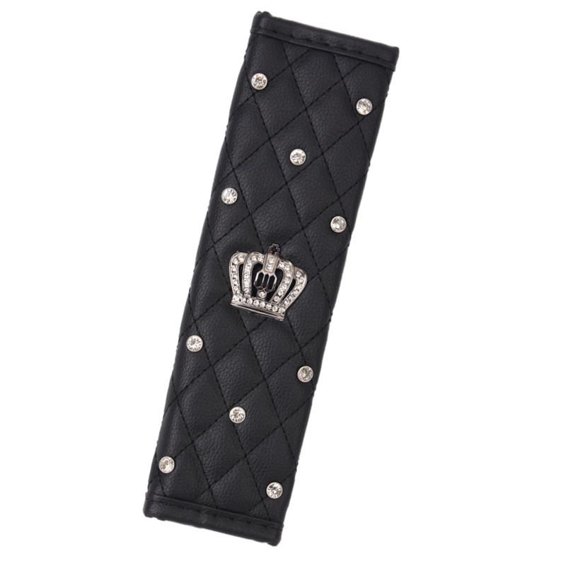Rhinestone Car Seat Belt, Handbrake & Gear Shift Knob Protector Set