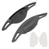 Carbon Look Steering Wheel Paddle Shifter Extension For Nissan Mitsubishi black