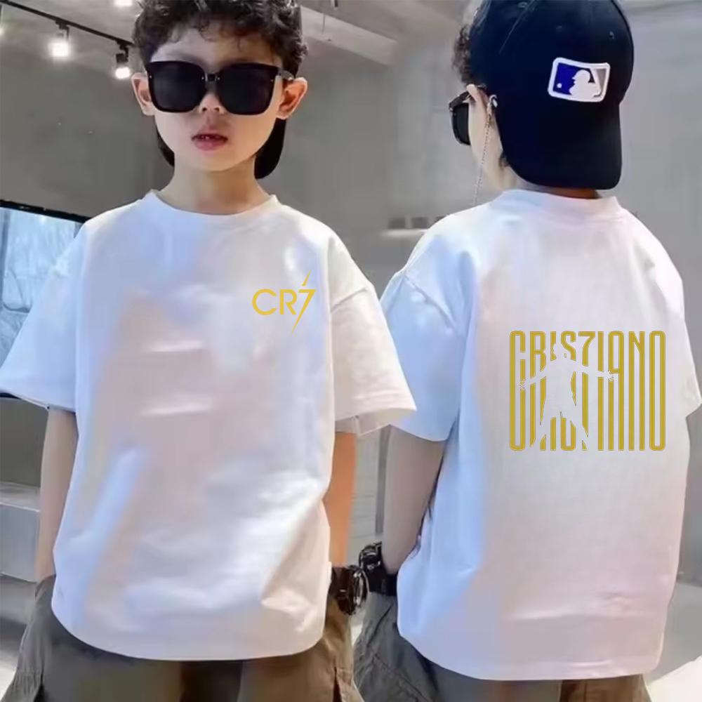 Summer sports children's T-shirt boys and teenagers casual fashion short sleeved children's idol clothing sports T-shirt