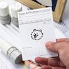 Cartoon Dog Self Inking Stamp Portable DIY Cards Envelopes Scrapbooking Pre-Inked Decorative Puppy Stamper Birthday