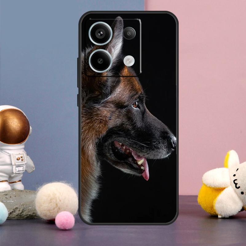 German Shepherd Dog Case For Xiaomi Redmi Note 14 9 10 11 12 13 15 Pro Plus Redmi 15 15C 10C 12C 13C 14C Cover