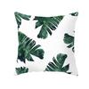 Exotic Plants And Floral Pattern Double-Sided Printed Pillow Cover Short Plush Suitable Living Room Bedrooms Throw Cushion Cover