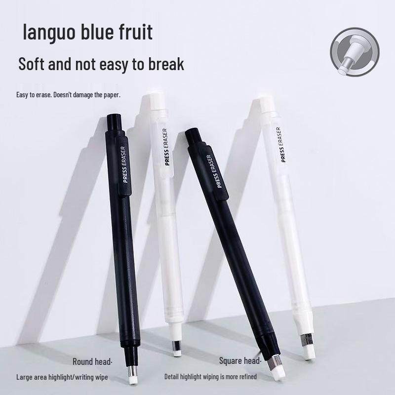 Blue Fruit Crumb-Free 4B Eraser Pencil for Clean Erasing and Art Drawing