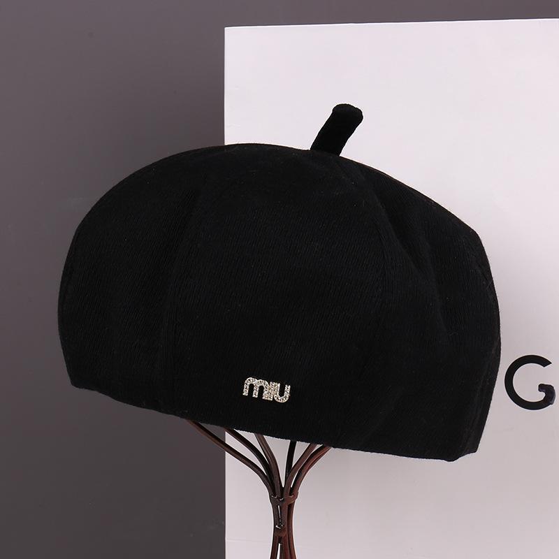 Spring face small beret children big head circumference versatile painter hat leisure student newsboy hat