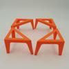 4Pcs Canvas Stands for Painting Mini Canvas Feet Risers Canvas Support Stands for Pouring Paintings Drawing Supplies
