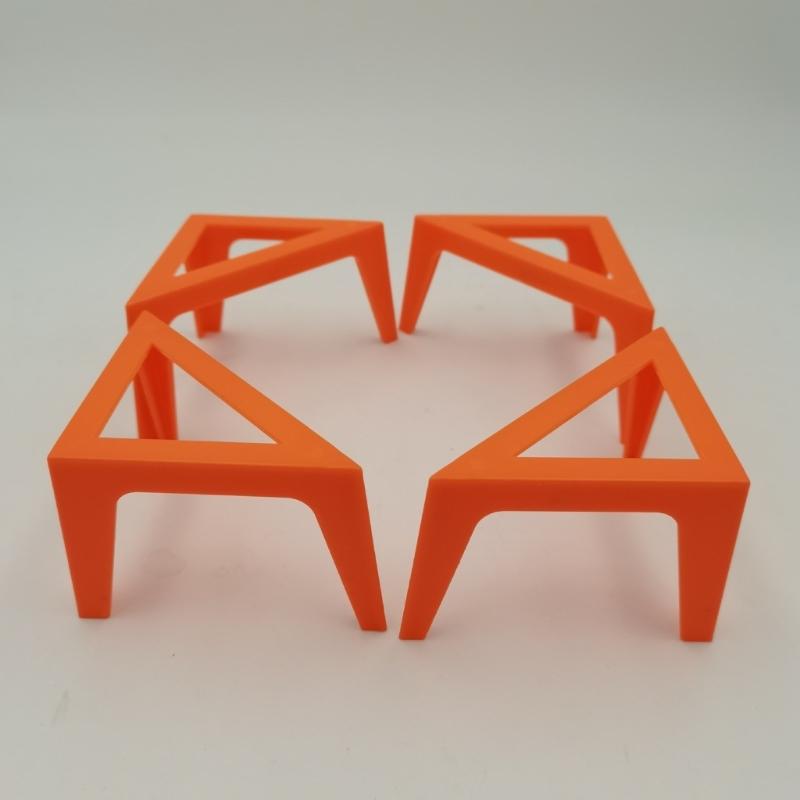 4Pcs Canvas Stands for Painting Mini Canvas Feet Risers Canvas Support Stands for Pouring Paintings Drawing Supplies