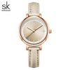 Shengke Women Watches Slim Leather Strap Mini Dial Japanese Quartz Movement Elegant Relogio Feminino Gift Watch Reloj Mujer Girl