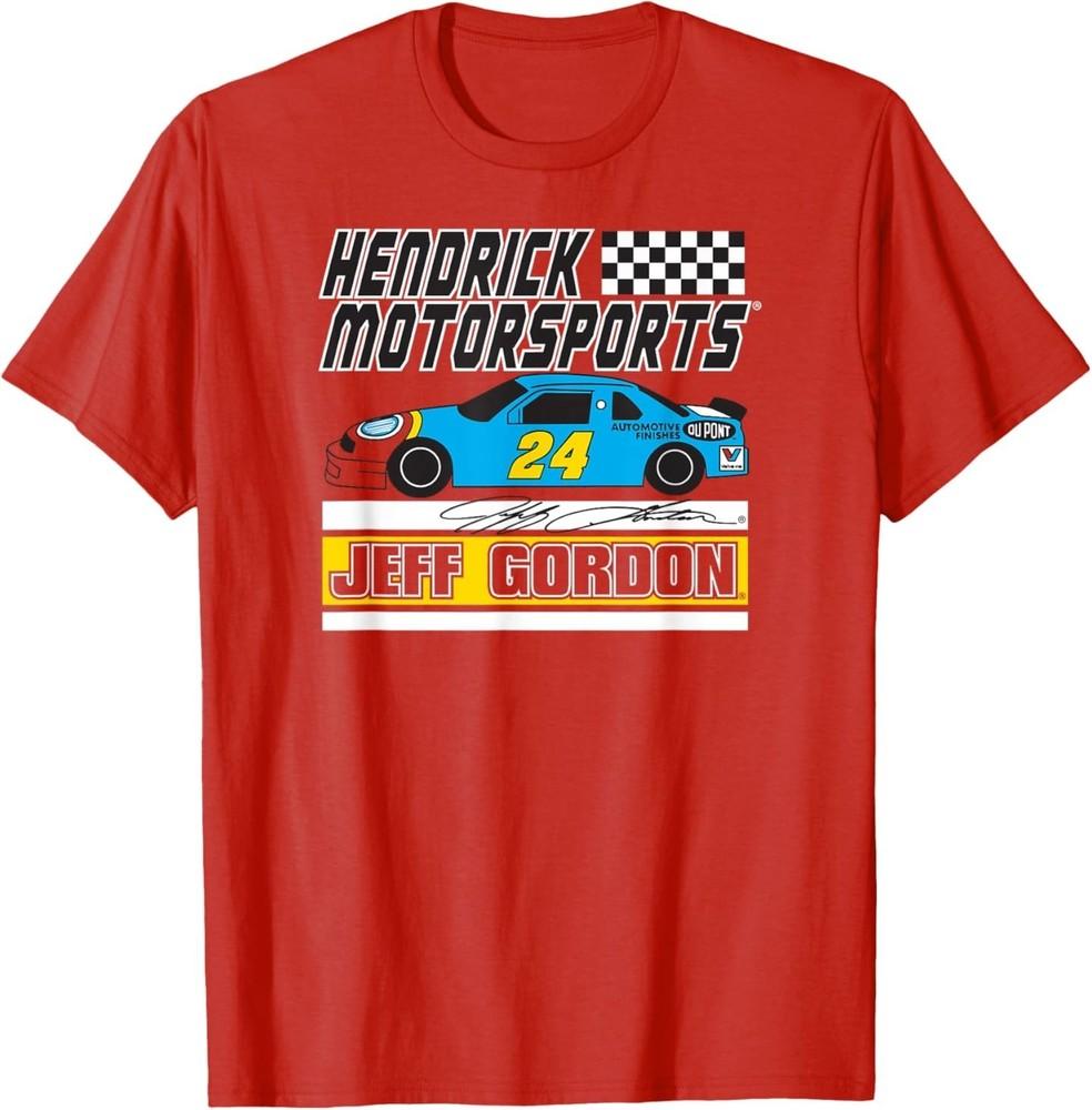 Hendrick Motorsports Jeff Gordon 24 Signature Red T-Shirt 3XL