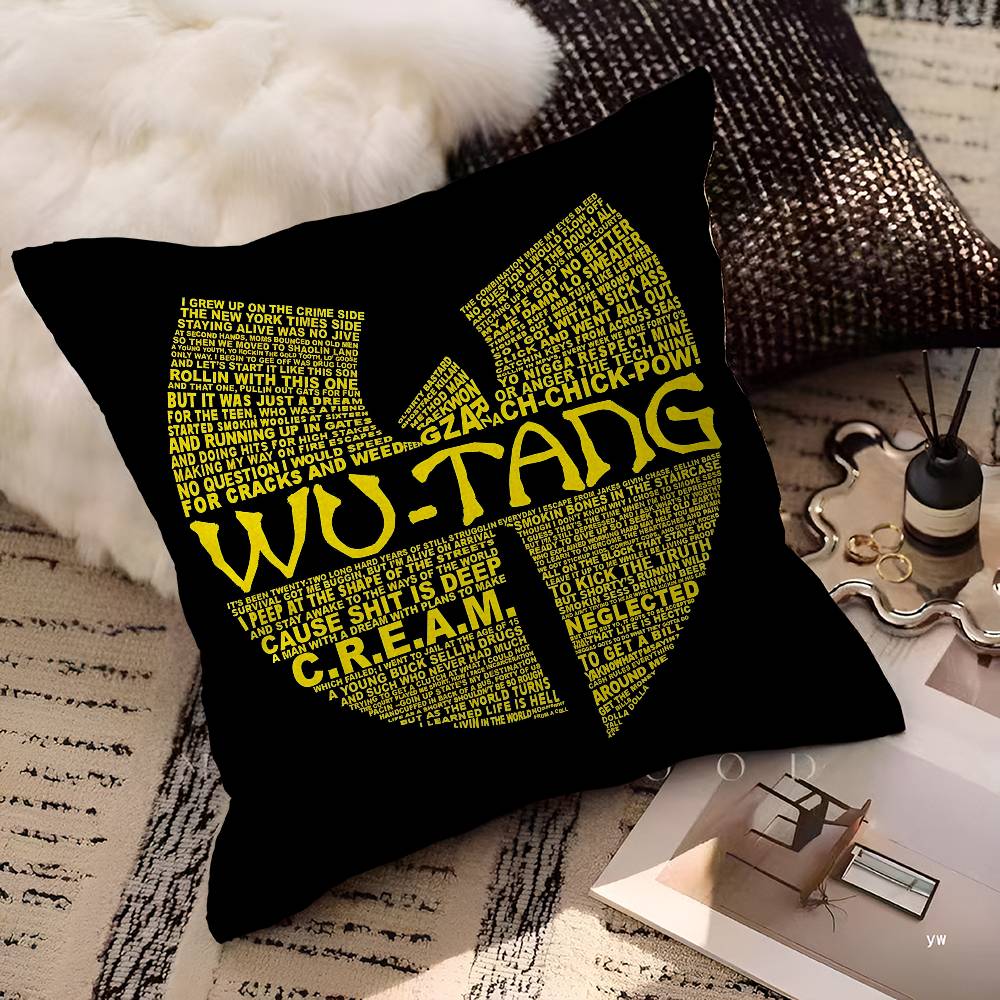 W-Wu-T-Tang C-Clan Group Cushion Cover Decorative Pillow Sofa Home Decor Case Pillow Cases