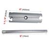 Double Ended Basket Strainer Wrench Mechanical Manual Plumbing Repair Tool For Bathtub Drain Bathroom Maintenance