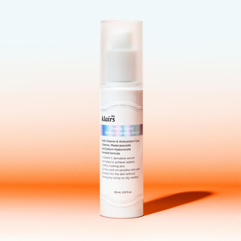 Liebe/r, Klairs Freshly Juiced Vitamin Charging Serum 30ml Ethylascorbinsäure 10%, Niacinamid, Nicht fettende Textur für empfindliche Haut
