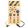 Wooden Sensory Montessori Board With Manipulative Led Light Switch