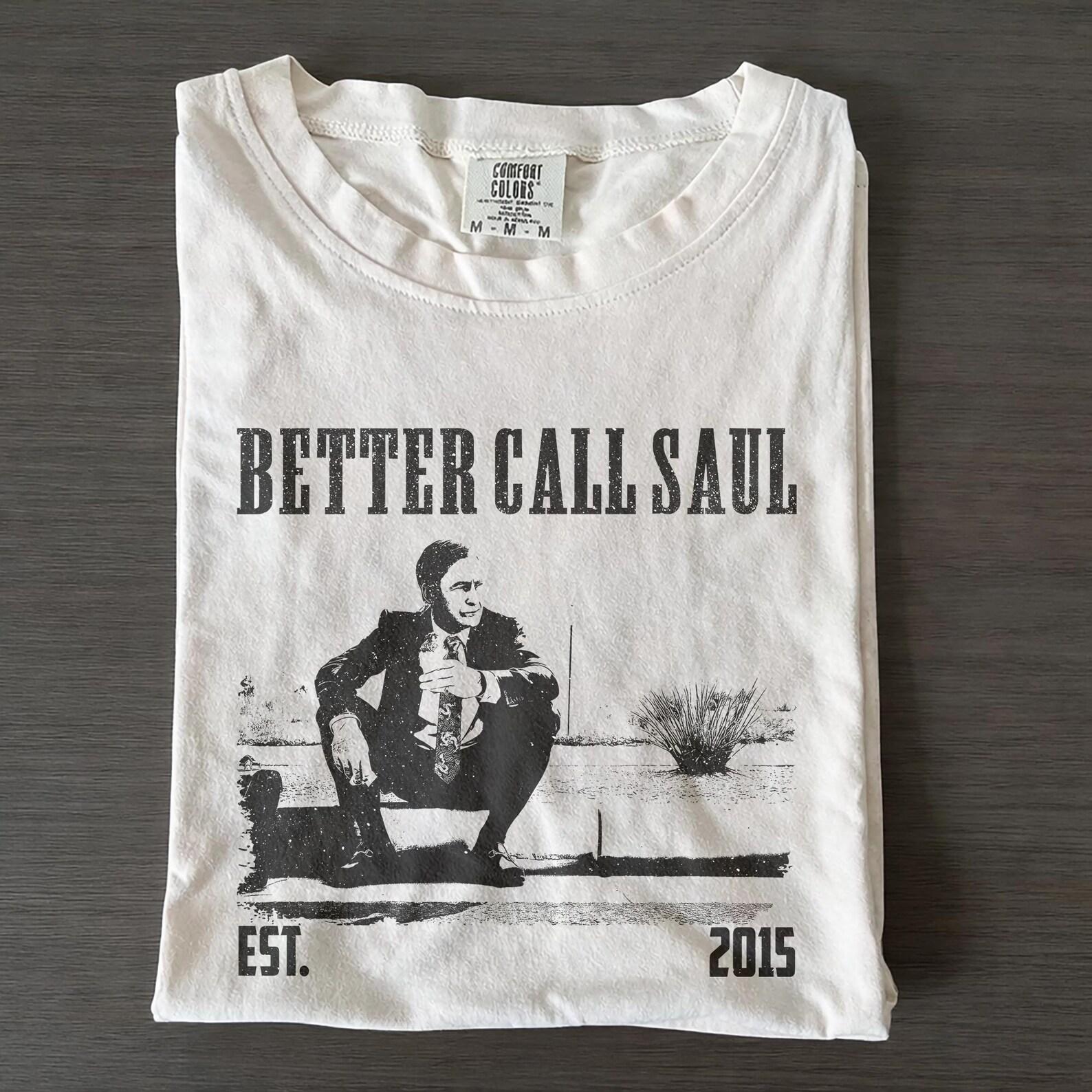 Better Call Saul Vintage TV Series Graphic Shirt, Comfort Colors Unisex Tee 4XL