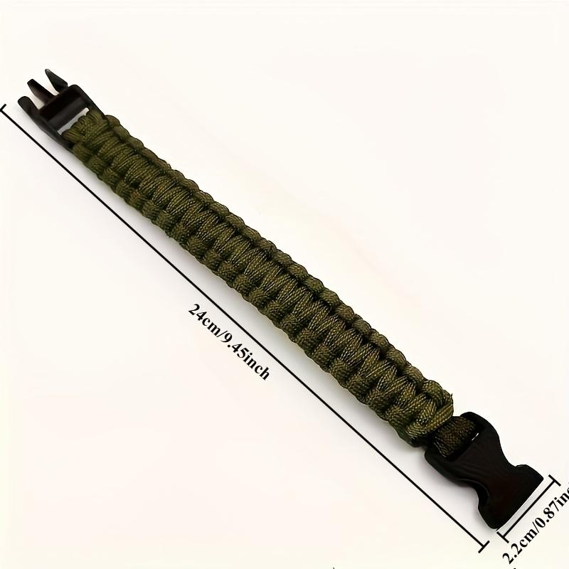 1pc Seven-core Umbrella Rope Bracelet, Creative Color Braided, Plastic Mosaic Material, Weave Main Material, Simple Style