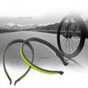 1pair ABS Reflective Trouser Clips Safety Strips Outdoor Cycling High Visibility Bicycle Pants Clip Cycling Equipment