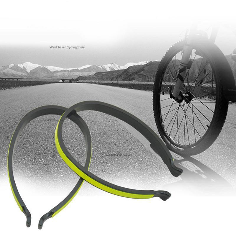 1pair ABS Reflective Trouser Clips Safety Strips Outdoor Cycling High Visibility Bicycle Pants Clip Cycling Equipment