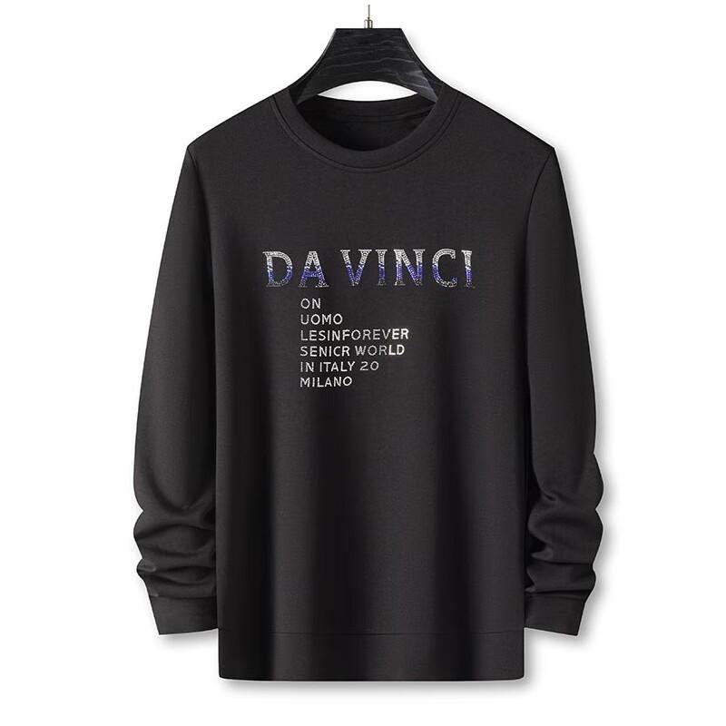 

G·TENNA Men s D-HH7418 Austrian Diamond Round Neck Sweatshirt 56