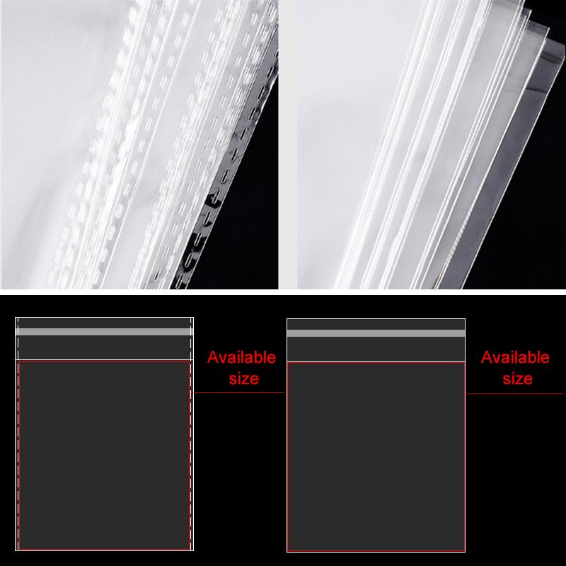 Transparent Self-sealing Jewelry Accessories Candy OPP Self-adhesive Bag Packaging Resealable Gift Cookie Packaging Bag