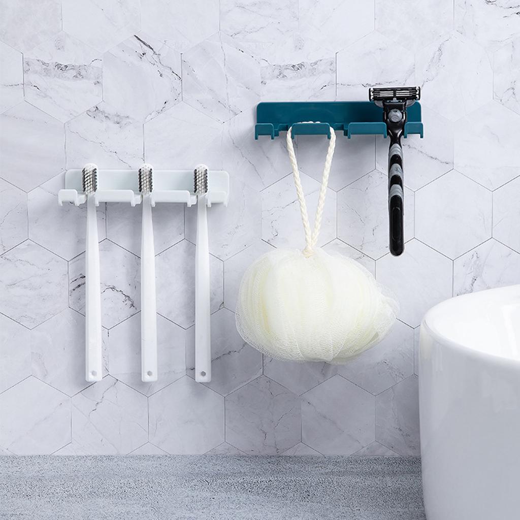Charging Plug Hanger No Drilling Self Adhesive Hook Wall Mount Toothbrush Hanger for Bathroom Rest Room
