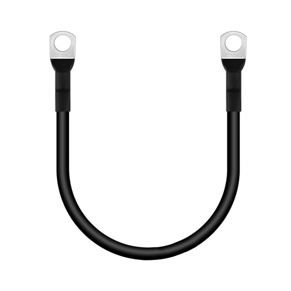 1pcs Battery Cables 5AWG Battery Connection Cable Copper Wire with Terminals for UPS Inverter Battery Series Parallel Connector