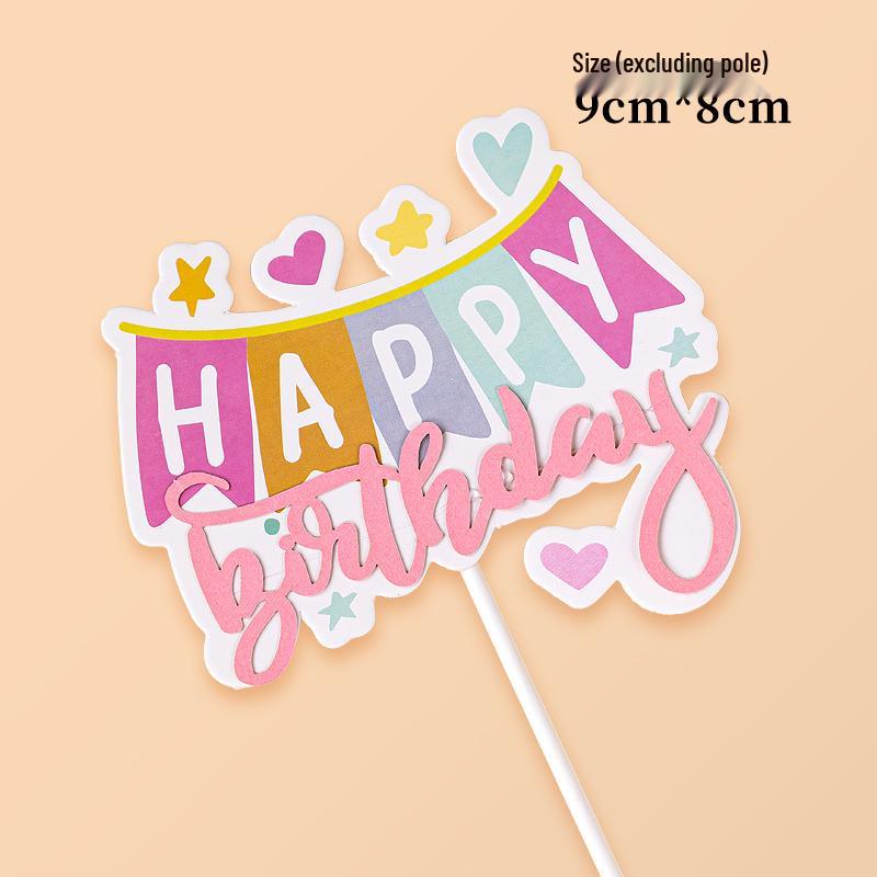 Dazzling Rainbow Tassel Birthday Cake Topper - Dessert Table Decoration