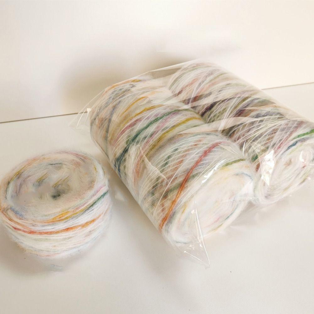 Gradient Color Space Dyed Wool Yarn 50g/roll 150M Colored Wool Yarn Soft DIY Craft Hand-crocheted Yarn Ball