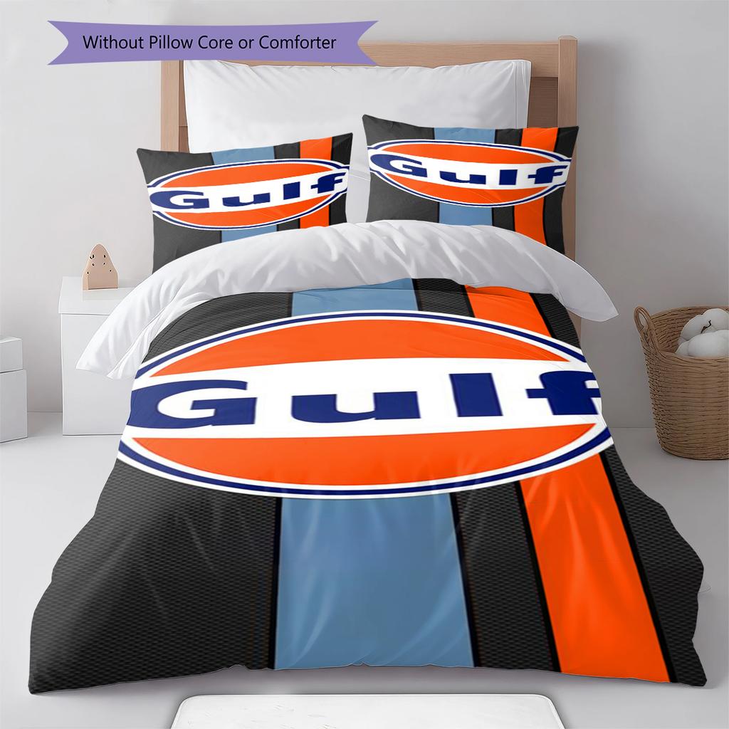 Cartoon Pattern Bedding Quilt Set Quilt Cover Pillowcase Home Decoration Birthday Gift (1 * duvet cover + 2 * pillowcase, without core)