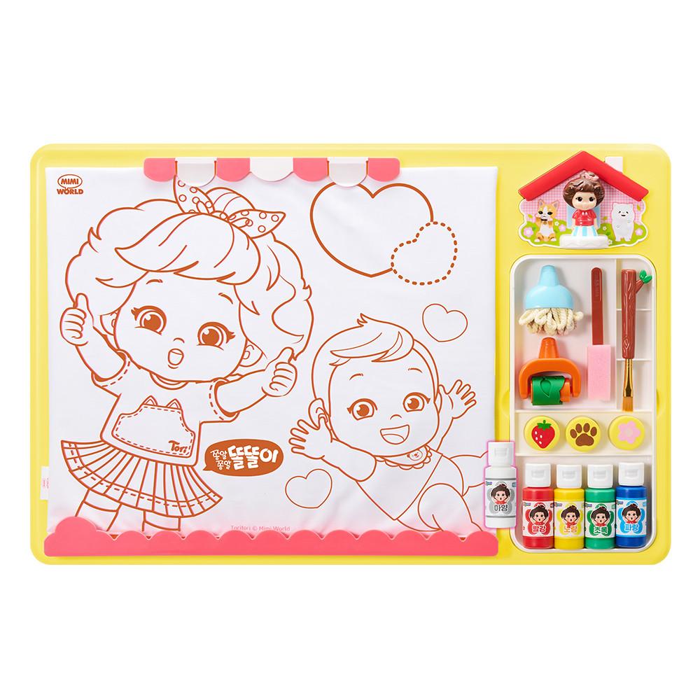 [Mimi World Official] Ddoltoli Painting Playground, Popular Korean Character Toys