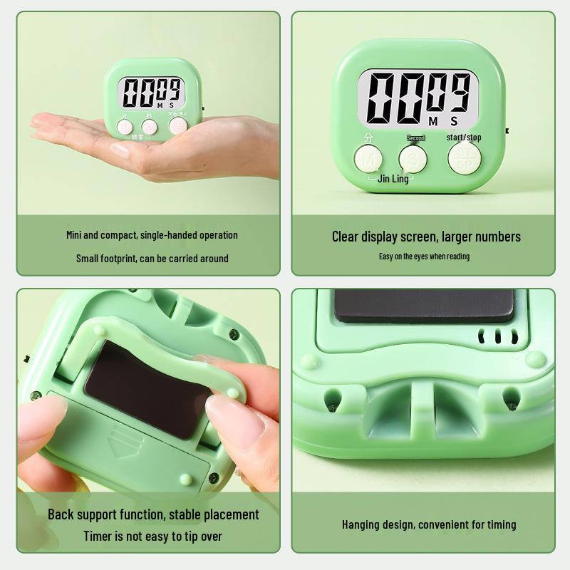 Child-Friendly Magnetic Timer & Alarm Clock for Exams and Learning