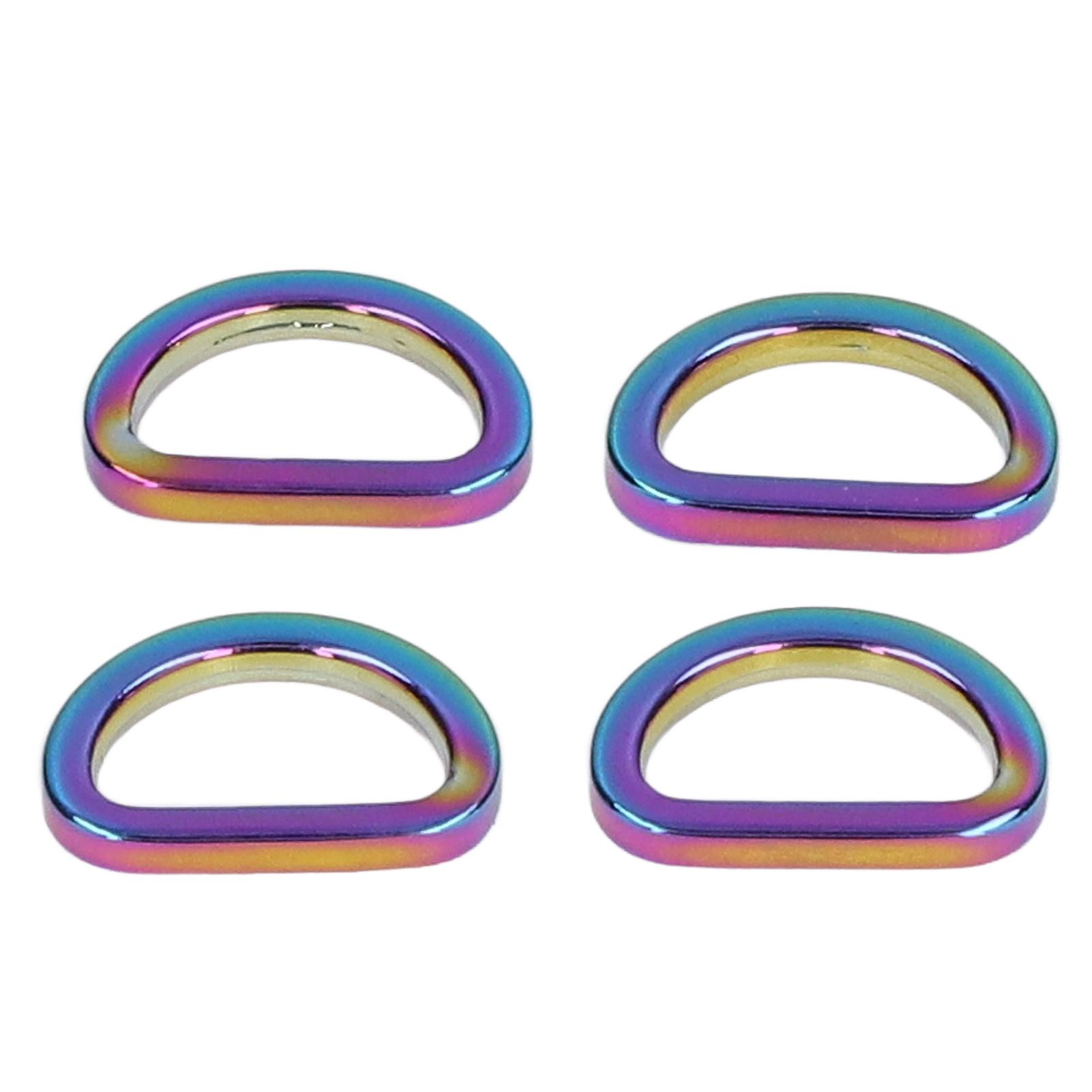 

10 шт. D-образных колец, надежных, прочных, глянцевых, удобных, маленьких, компактных, декоративных пряжек для сумок своими руками