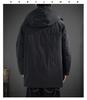 Men's Hooded Windproof Down Jacket - 2025 Winter Style, Thickened Mid-Length White Duck Down Outerwear